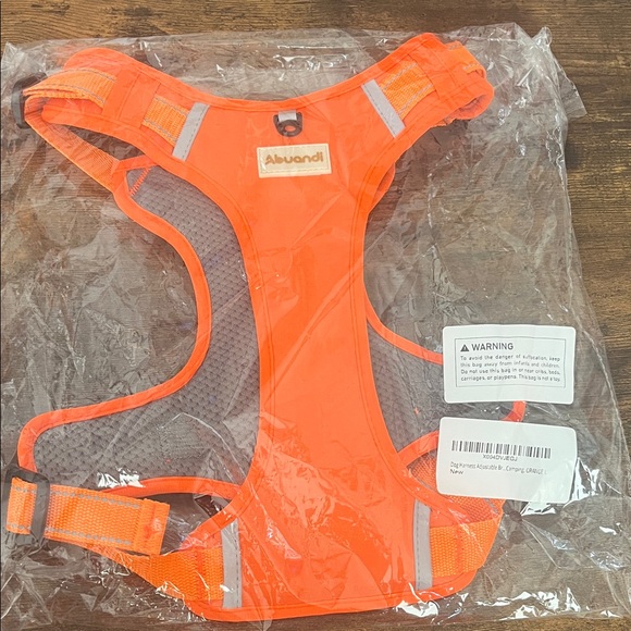 Abuandi Orange Dog Harness - Picture 1 of 2